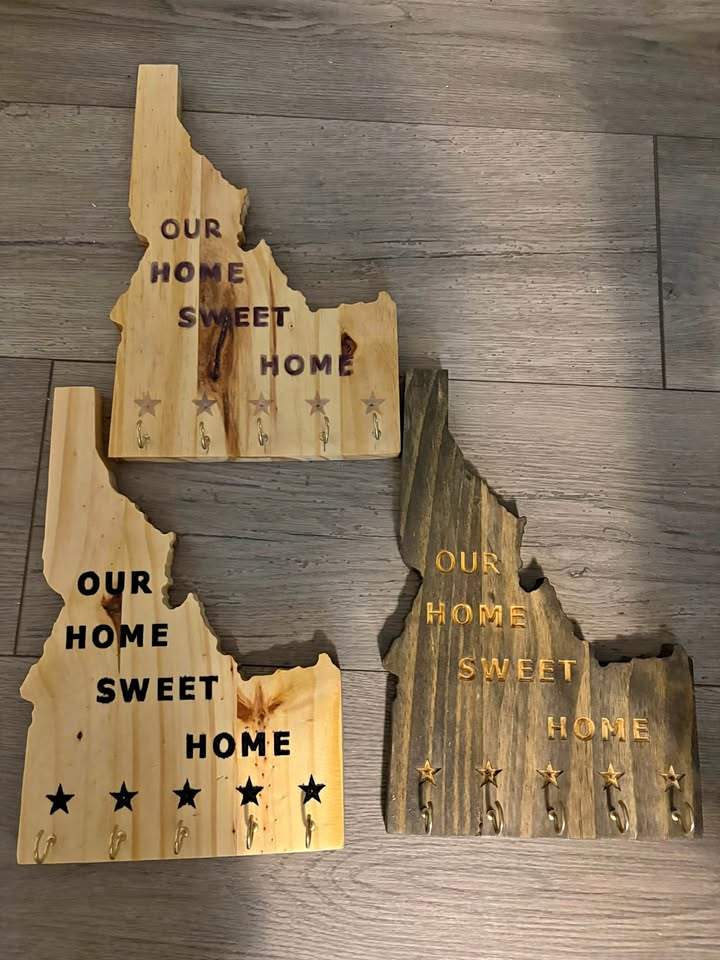 Idaho home sweet home key holders
